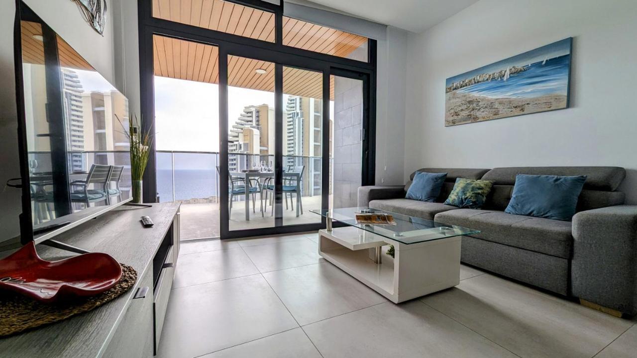 Sunset Waves Sea View Apartments بينايدورم المظهر الخارجي الصورة